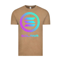 Vintage Coffee solana crypto sol coin blockchain decentralized application long sleev Vintage Tee - DesignPulse