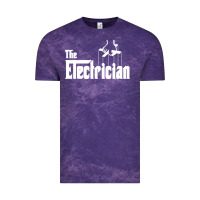 Cloud Purple the electrician the godfather parody design hipste Vintage Tee - PixelWave