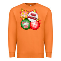 Carrot merry christmas ball Premium Sweatshirt - CowhideDigitalArt