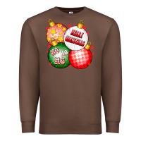 Chestnut merry christmas ball Premium Sweatshirt - CowhideDigitalArt