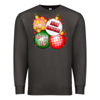 Smoke merry christmas ball Premium Sweatshirt - CowhideDigitalArt