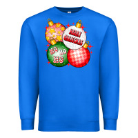 True Royal merry christmas ball Premium Sweatshirt - CowhideDigitalArt