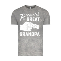 Cloud Rock Promoted to Great Grandpa Vintage Tee - PixelWave
