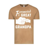 Vintage Camel Promoted to Great Grandpa Vintage Tee - PixelWave