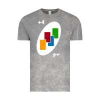 Cloud Rock Uno Card Game Draw Four Vintage Tee - PixelWave