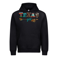 Black texas girl serape turquoise leopard cowhide arrow Urban Hoodie - Artiststas
