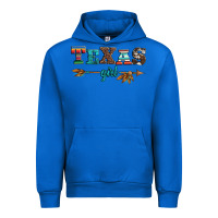 Cobalt texas girl serape turquoise leopard cowhide arrow Urban Hoodie - Artiststas