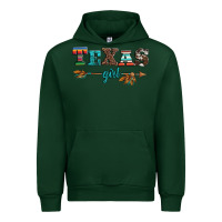 Forest Green texas girl serape turquoise leopard cowhide arrow Urban Hoodie - Artiststas