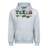 Heather Grey texas girl serape turquoise leopard cowhide arrow Urban Hoodie - Artiststas