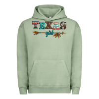 Pigment Oil Green texas girl serape turquoise leopard cowhide arrow Urban Hoodie - Artiststas