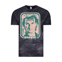 Cloud Black patrick swayze retro 80s fan aesthetic design Vintage Tee - PixelWave