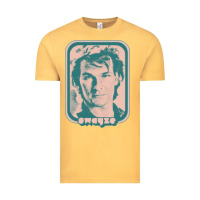 Vintage Mustard patrick swayze retro 80s fan aesthetic design Vintage Tee - PixelWave