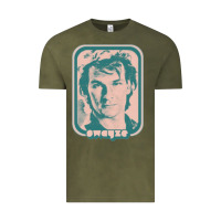 Vintage Olive patrick swayze retro 80s fan aesthetic design Vintage Tee - PixelWave