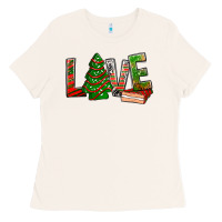 Bone Love Christmas tree cake Ladies Tee - NancyCooperArtShop