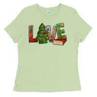 Matcha Love Christmas tree cake Ladies Tee - NancyCooperArtShop