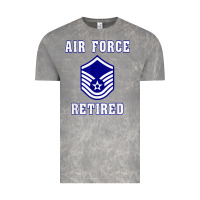 Cloud Rock military master sergeant air force retired t shirt Vintage Tee - PixelWave