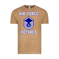 Vintage Camel military master sergeant air force retired t shirt Vintage Tee - PixelWave