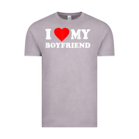 Vintage Zinc I Love My Boyfriend T-Shirt Vintage Tee - PixelWave