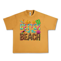 Peanut Butter Life is better at the beach Urban Heavy Tee - NancyCooperArtShop