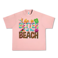 Salmon Life is better at the beach Urban Heavy Tee - NancyCooperArtShop