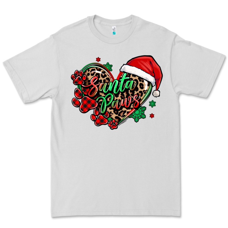 Santa Paws Christmas Heart Premium Tee by MaliasSmallBusiness | Teevron