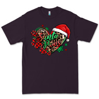 Plum santa paws christmas heart Premium Tee - MaliasSmallBusiness