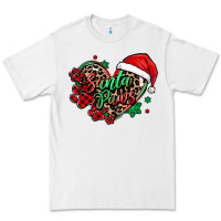 White santa paws christmas heart Premium Tee - MaliasSmallBusiness