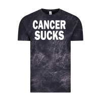 Cloud Black cancer sucks Vintage Tee - PixelWave