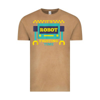 Vintage Camel it's robot fighting time funny robotics engineer battle bots Vintage Tee - PixelWave