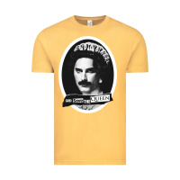 Vintage Mustard god save the quen king music Vintage Tee - PixelWave