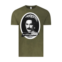Vintage Olive god save the quen king music Vintage Tee - PixelWave