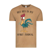 Vintage Camel Moana Hei Hei Is My Spirit Animal Portrait Vintage Tee - PixelWave