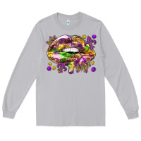 Moon Dust Mardi Gras lips Long Sleeve Tee - HowdyJamesFarm