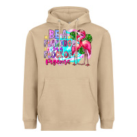Mushroom bea flamingo in a flock of pigeons Heavyweight Hoodie - CowhideDigitalArt