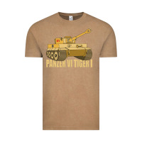 Vintage Coffee panzer vi tiger i tank gift ww2 german army tanks Vintage Tee - Craftify
