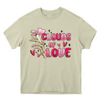 Mossy clouds of love Heavy Core Tee - MaliasSmallBusiness