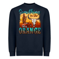 Navy something in the orange Heavyweight Sweatshirt - OliviaCreatesArt