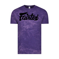 Cloud Purple Fairtex Combat Sport Style Black Vintage Tee - Craftify