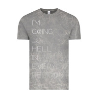 Cloud Rock i'm  going to  hell in  every  religion Vintage Tee - Craftify