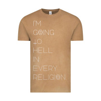 Vintage Camel i'm  going to  hell in  every  religion Vintage Tee - Craftify