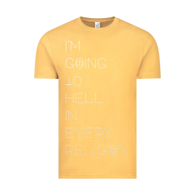 I'm  Going To  Hell In  Every  Religion Vintage Tee by Craftify | Teevron