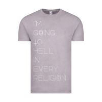 Vintage Zinc i'm  going to  hell in  every  religion Vintage Tee - Craftify