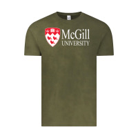 Vintage Olive mcgill university Vintage Tee - Craftify