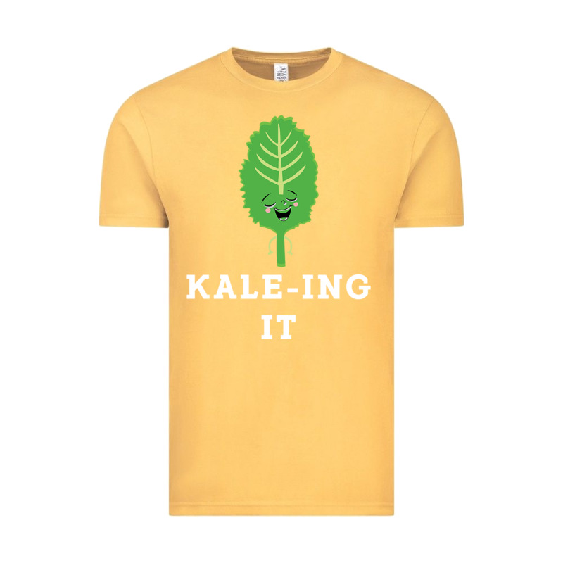 Kaleing It Kale Art For Vegans Vegetarians Vintage Tee by Craftify | Teevron