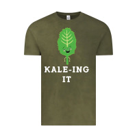 Vintage Olive kaleing it kale art for vegans vegetarians Vintage Tee - Craftify