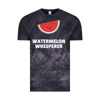 Cloud Black watermelon t  shirt watermelon whisperer t  shirt Vintage Tee - Craftify