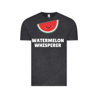 Vintage Black watermelon t  shirt watermelon whisperer t  shirt Vintage Tee - Craftify
