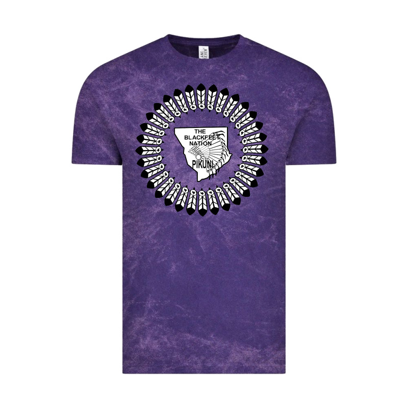 Blackfeet Nation Flag   Blackfeet Vintage Tee by Craftify | Teevron