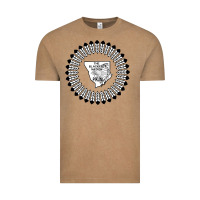 Vintage Coffee blackfeet nation flag   blackfeet Vintage Tee - Craftify