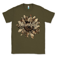 Army Green thankful sunflower Classic Tee - Bettercallsaul